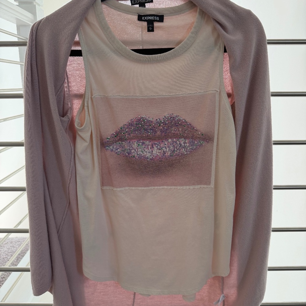 XS Express Set - tank and cardigan